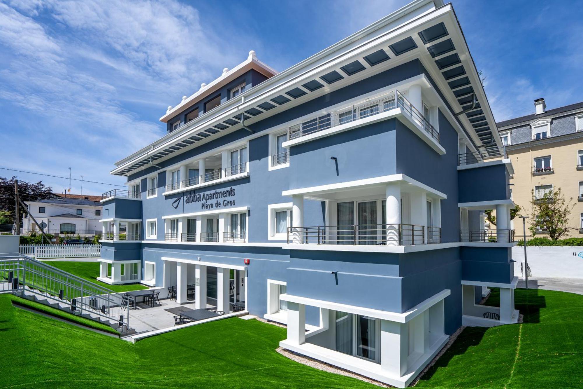 Abba Apartments Playa De Gros San Sebastián Exteriör bild