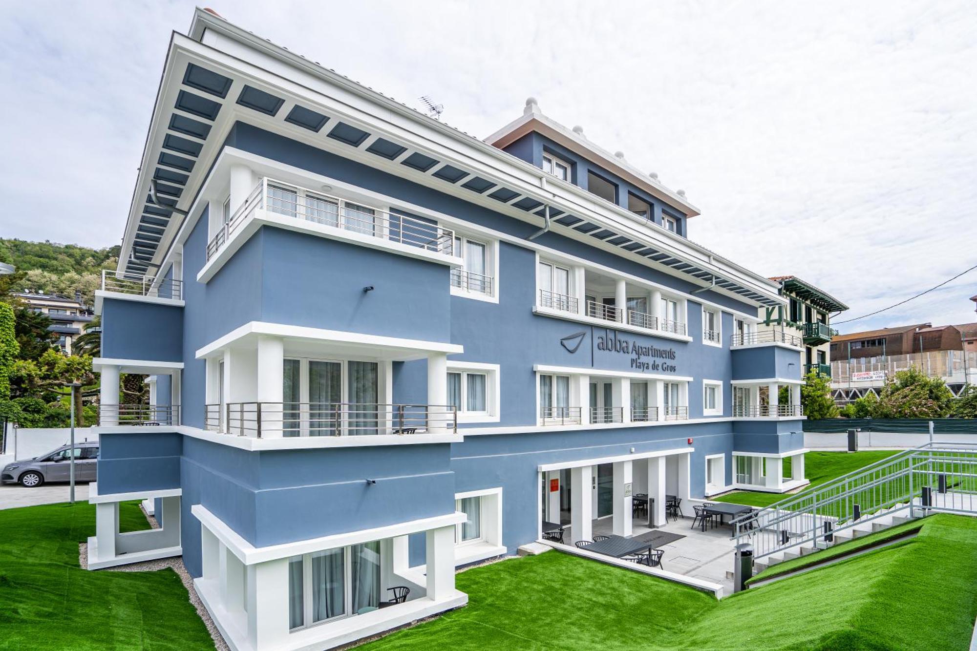 Abba Apartments Playa De Gros San Sebastián Exteriör bild
